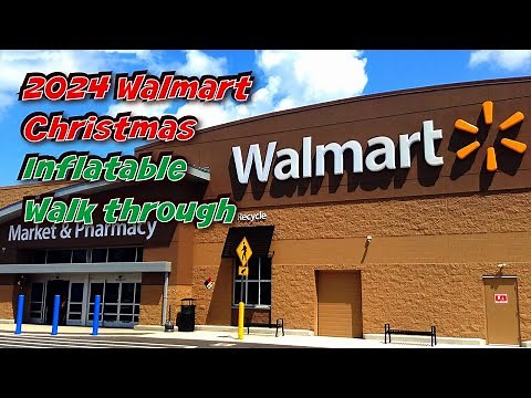 2024 Walmart Christmas Inflatable Walk Through