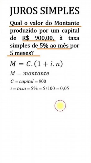 Como calcular o montante de juros simples