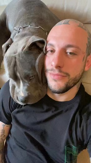 Cuddles with my favorite buddy 🐶❤️ Feeling grateful for this pawsome friendship! #DogLove #BestBuddies | Eden Wolf