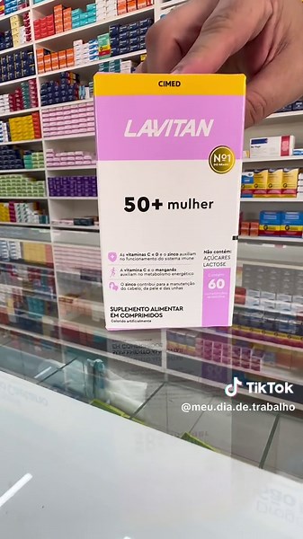 Vitamina Lavitan 50 Mulher para Saúde da Mulher