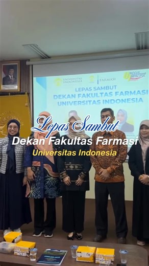 Fakultas Farmasi UI on Instagram: "[Lepas Sambut Dekan FFUI] Suasana hangat menyertai kegiatan Lepas Sambut Dekan Fakultas Farmasi Universitas Indonesia (FFUI) hari ini, 10 Desember 2025, yang turut dihadiri para pimpinan FFUI dari periode sebelumnya, serta seluruh dosen dan tenaga kependidikan. Terima kasih kepada Prof. Dr. apt. Arry Yanuar, M.Si. beserta jajaran atas pengabdian yang luar biasa. Selamat mengemban amanah kepada Prof. apt. Silvia Surini, M.Pharm.Sc., Ph.D. sebagai Dekan baru FFUI