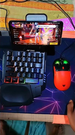 Pc❌mini Pc setup ✅ keyboard and mouse Free Fire #freefire