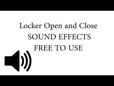 Locker open and close SOUND EFFECT
