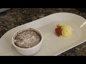 Homemade chocolate fondant