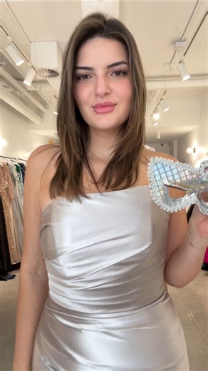 Who needs a costume when your gown does the talking? Black, gold, or silver 🐈‍⬛✨🩶 choose your alter ego #halloween | WhiteRunway.com