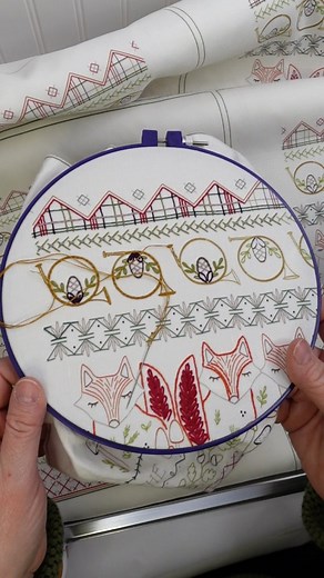 19 reactions | Traditional band samplers have a satisfying rhythm. There are repeating patterns alongside a variety motifs--all of them giving you fun stitching combinations. And the finished projects? Chef's kiss. Put them in a standard 11"x14" frame and you've got an heirloom piece. Use the "Traditional Band Samplers" link in bio and follow me here for more ideas. #embroiderysampler #traditionalembroidery #handembroidery #samplerkit | Stitched Stories Embroidery Kits | Facebook