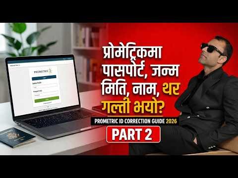 प्रोमेट्रिकमा पासपोर्ट, जन्म मिति वा नाम गल्ती भयो? | Prometric ID Correction Guide 2026. Part 2