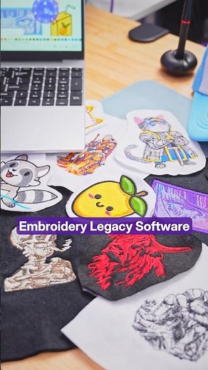 How to create machine embroidery designs?! #machineembroidery