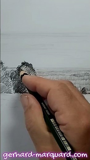 Wie du mit dem Bleistift eine Landschaft zeichnen kannst.