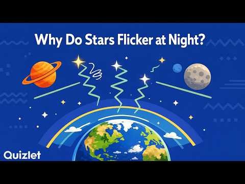 Why Do Stars Twinkle but Planets Don’t? | Atmospheric Refraction Explained | Class 10 Physics