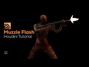 Muzzle flash Tutorial in Houdini | Houdini Turorial
