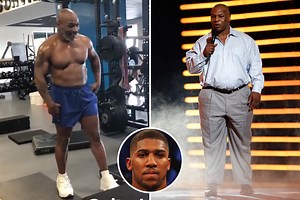 Tyson, 54, reveals he shed almost 5 STONE to weigh less than AJ before comeback