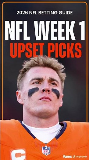 Top 3 NFL Week 1 UPSET Picks in the NFL! #shorts