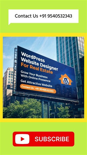 Real Estate Wordpress Website Designer / Property Dealar Wordpress Website