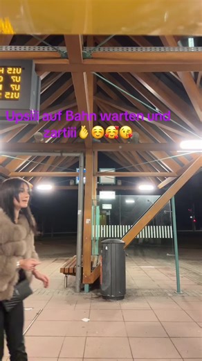 Waiting for the Train with Bella