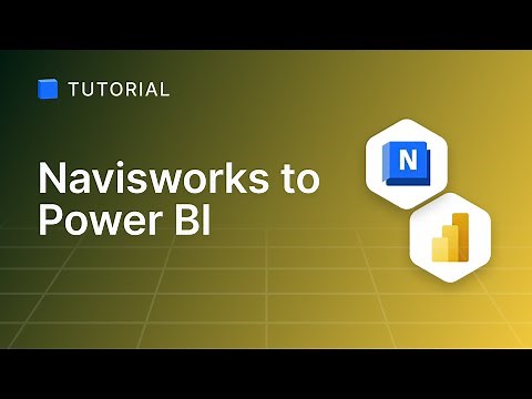 Visualize Navisworks models in Power BI with Speckle