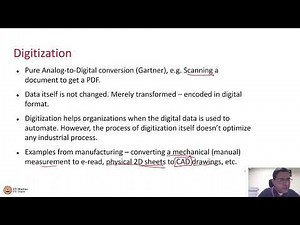 Digitization, Digitalization and Digital Transformation