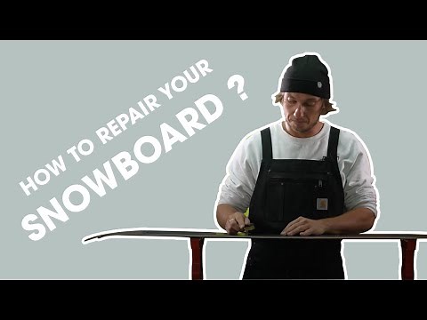 THE EASIEST WAY TO REPAIR YOUR SNOWBOARD BASE