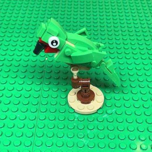 Make-IT Blocks Bird Series Green Bird Part 3 of 3