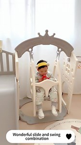 Children Indoor Playground Kids Slides Baby Home Toys Plastic Slides Swing and Slide for Kids Playhouse