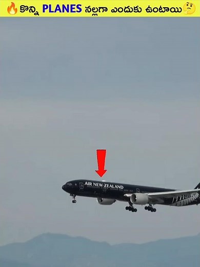 🔥కొన్ని Planes నల్లగా ఎందుకు ఉంటాయి🤔#shorts #viral