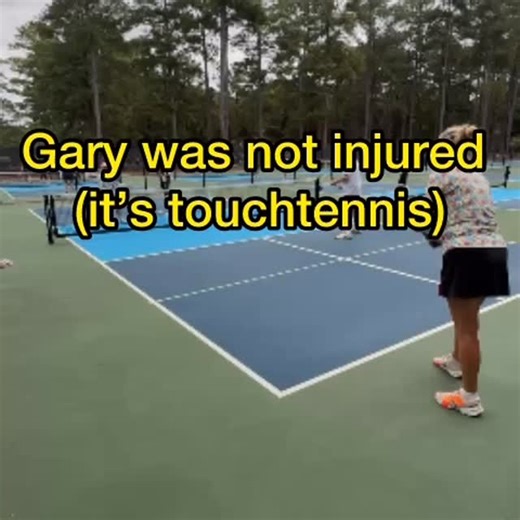 Play touchtennis on pickleball courts. Just add a service line 14 feet from the net and ignore the kitchen! And don’t worry about getting hit with the soft foam ball! #touchtennis #tennis #tennisplayers #usopen #pickleball #pickleballers | touchtennis USA