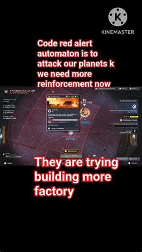 helldiver 2 code red alert planet k in danger automation our defend base#helldivers2