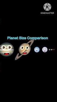 Planet Size Comparison KLT Reanimated FULL #geography