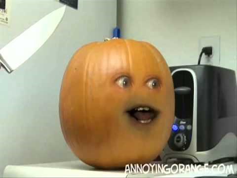 Annoying Orange Death-Knife Attack-Pumpkin/Plumpkin