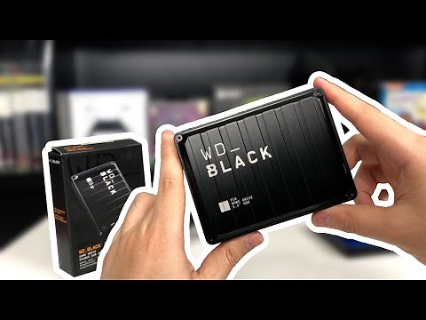 WD_Black P10 Portable Game Drive Unbox & Setup for PS4, PS5, Xbox, PC, Mac (5TB)