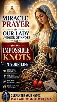 Miracle Prayer to Our Lady Undoer of Knots for the Impossible Knots in Your Life