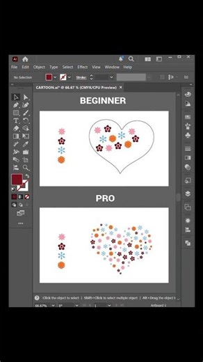 Adobe illustrator 2026_Tips for Creating Random Decorative Patterns in Shapes #shorts #viral