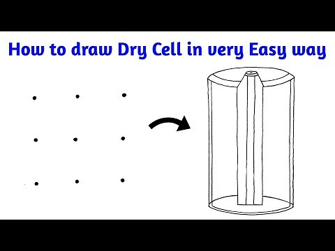 How to draw dry cell #easy