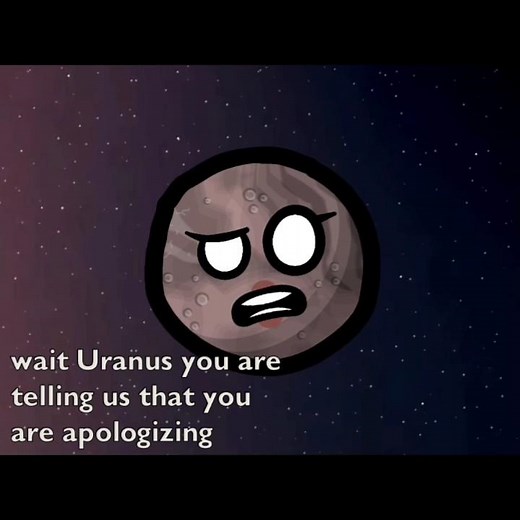 Uranus and its moons solarballs fan animation #solarballs #space #shorts #uranus #titania #animation