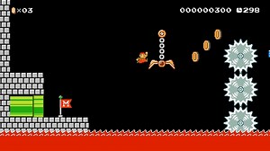 Super Mario Bros. HD - Mario Swinging Over Lava!! #supermario #mario #supermariobros #mariobros | The Elite Trio