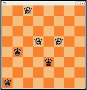 8 Queens Problem animated resolution