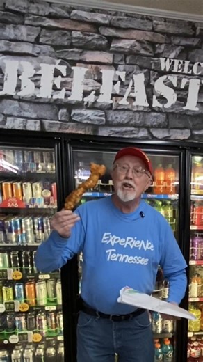 Experience Tennessee As we travel in our South Central Region we find ourselves stopping for gas or a snack for the road. We get to meet the nicest store owners and employees who have a passion for the comfort they give to regular and occasional travelers. We had a sweet recommendation from Preston and Ruth Ann Tucker who said we had to go visit Belfast Market at 2230 Fayetteville Hwy Belfast, TN. and get their “Chicken on a Stick”. Well that we had to try. What we found was a locally owned and 
