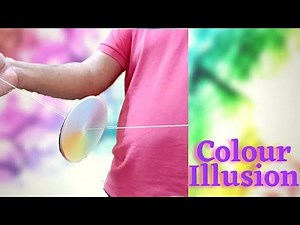 Colour Wheel| Newton's disc Experiment|Colour Wheel illusion Spinner| Science Experiment|