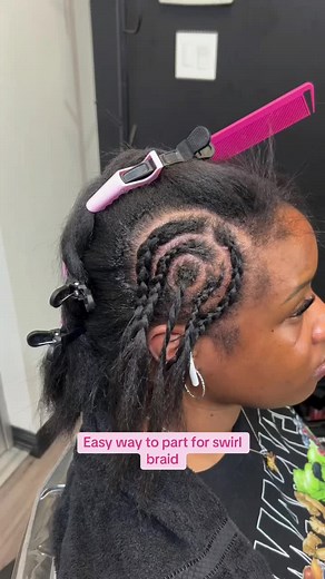 Mastering Swirl Braids: Easy Parting Techniques