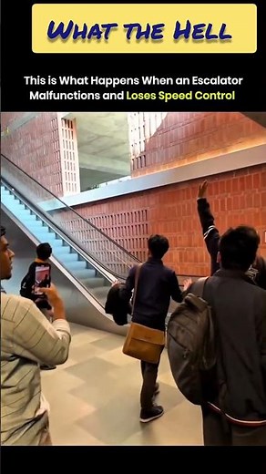 REAL INCIDENT 🚨 Escalator Malfunction Caught on Camera | Shocking Moment 😱
