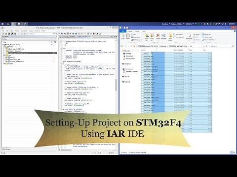 STM32F4 Tutorial : Setting up your first project for STM32F4 using IAR Embedded workbench