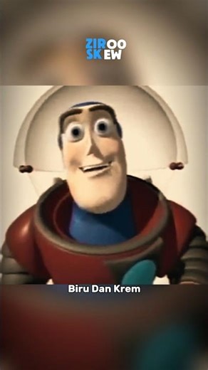 warna asli buzz lightyear sebelum di rilis #shorts #zirooskew #pixar #buzzlightyear #toystory