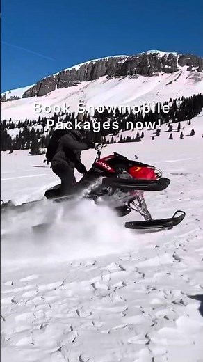 Our Snowmobile Adventure Package!