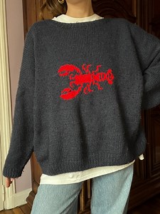 Lobster Sweater Knitting Pattern - Etsy Canada