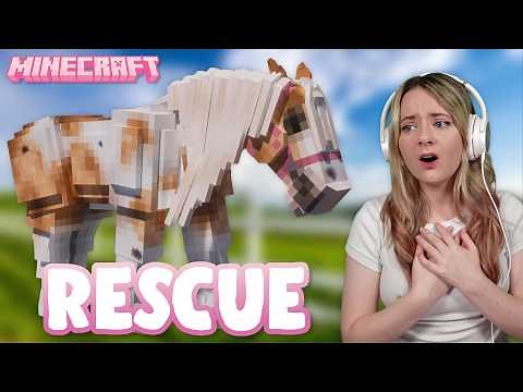 BUILDING MY REALISTIC HORSE RESCUE! - Minecraft | Pinehaven