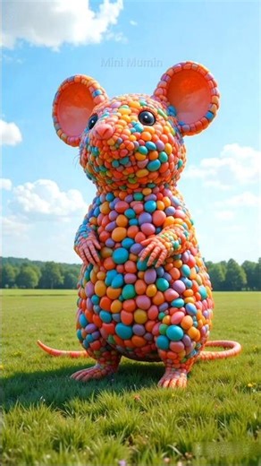 Cute Mouse Shows Funny Dance Moves! #shorts #shortsfeed #cartoon #animals #animations