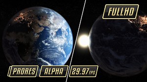 Realistic Earth no background Loop