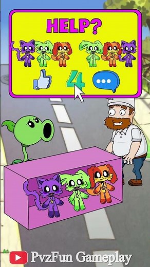 Plants vs Zombies play the guessing correct Smiling Critters character position part 2 #pvz2