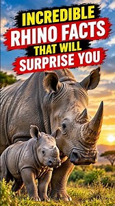 Incredible Rhino Facts That Will Surprise You #didyouknow