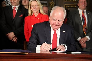 Gov. Walz signs frontline worker pay bill